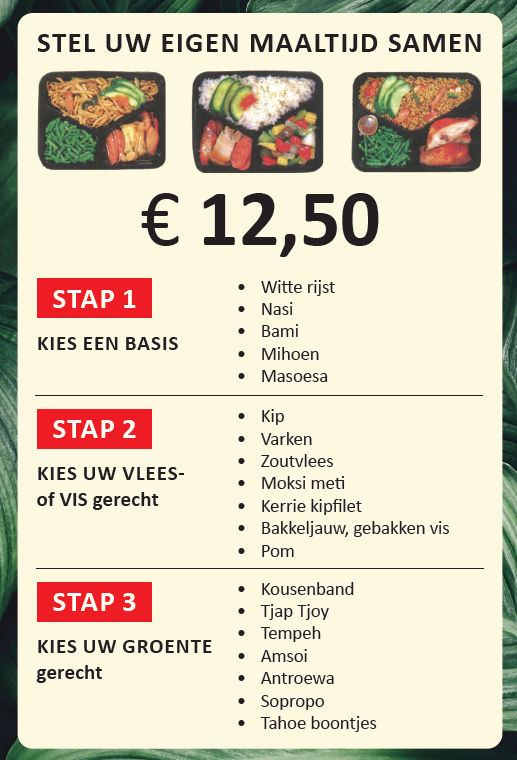 MAALTIJD SAMENSTELLEN